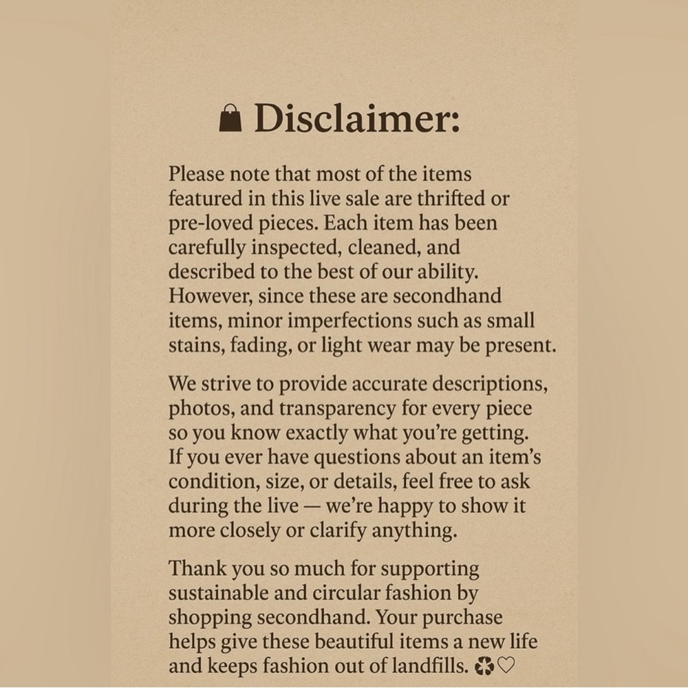 🥰 PLEASE READ BEFORE PURCHASING 🥰